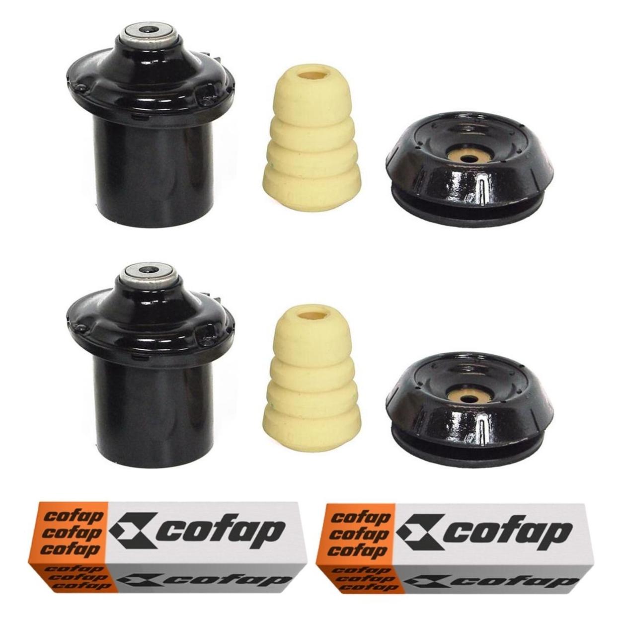 Par Kit do Amortecedor Rolamento Batente Coifa Coxim Dianteiro - Cofap - Tkc04108 - (1)