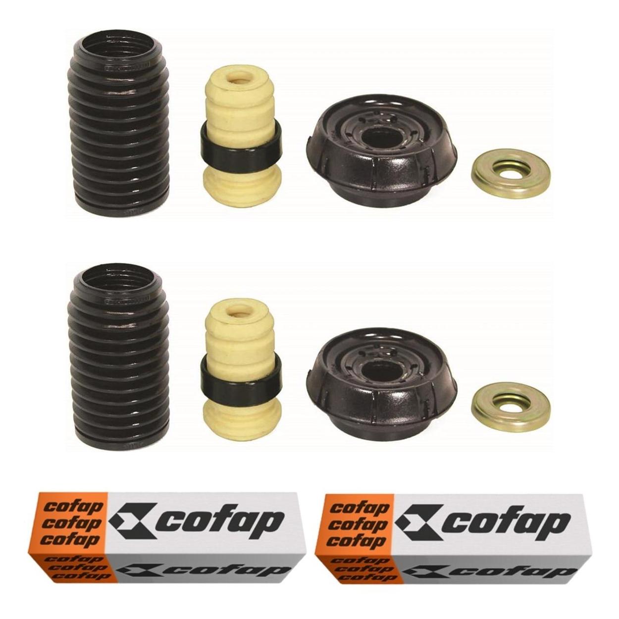 Par Kit do Amortecedor Batente Coifa Coxim Rolamento Dianteiro - Cofap - Tkc18101 - (1)