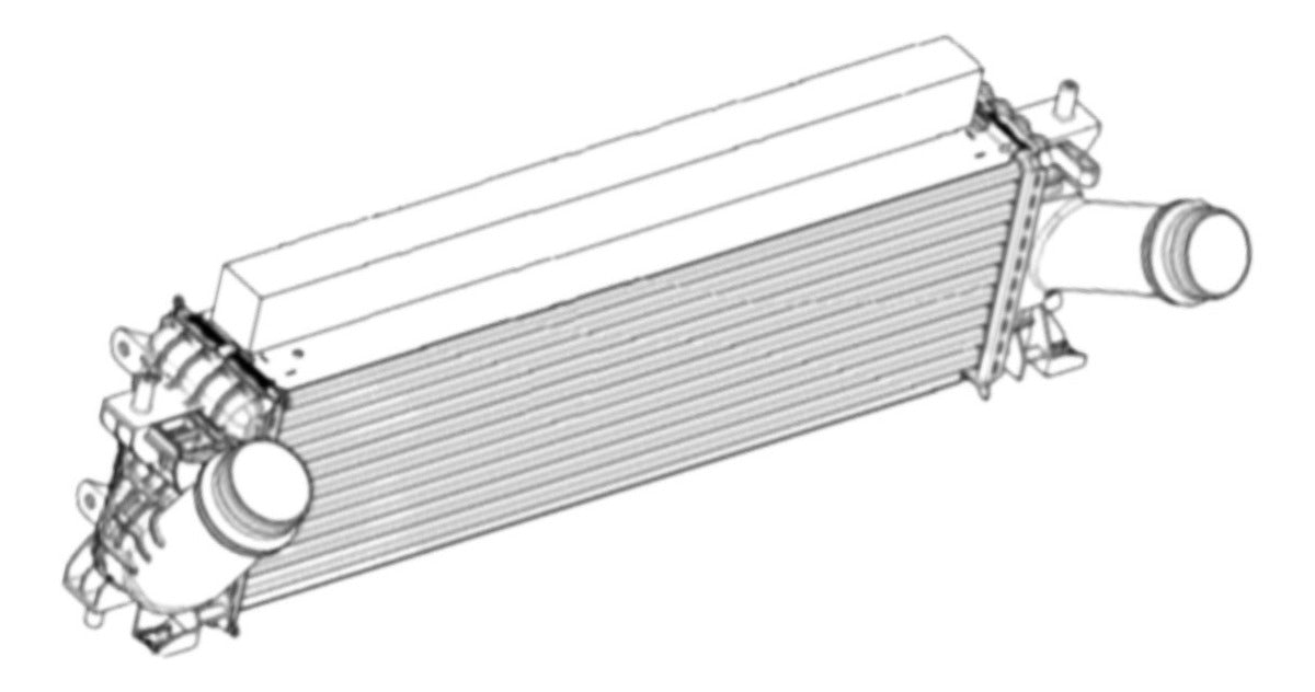 Intercooler - Mahle - CI 646 000P - (1)