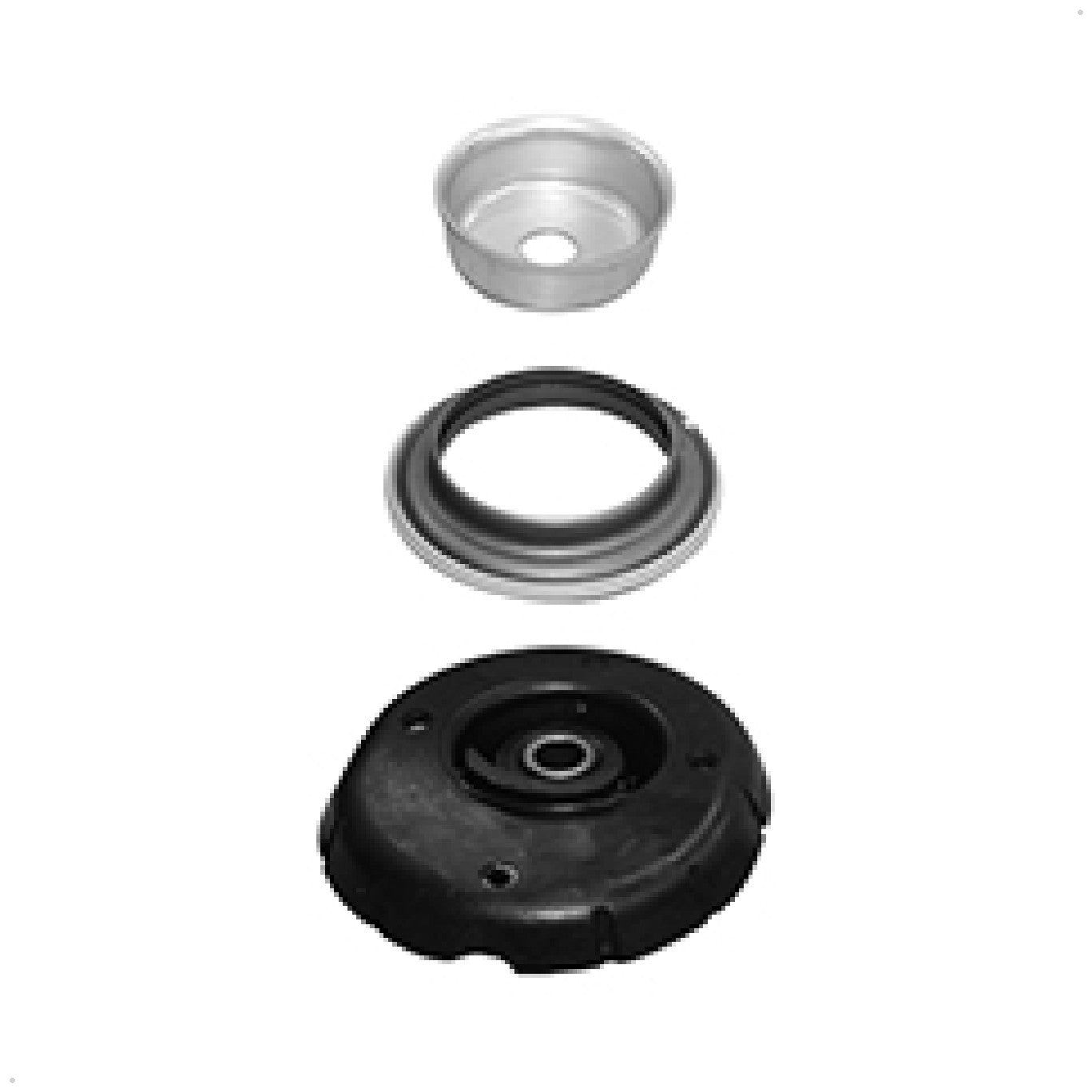 Par Suporte Do Amortecedor Dianteira - Com Rolamento Skf E Caneca - Sampel - 8080AC - (2)