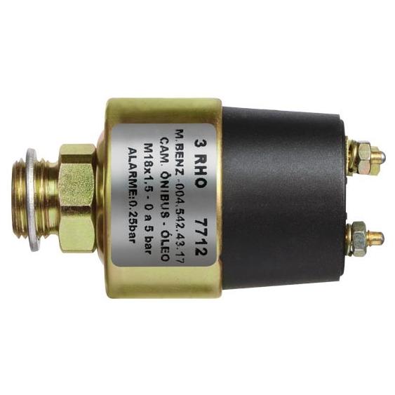 Sensor Mecânico de Pressão do Óleo - 0 a 5 Bar - 3-RHO - 7712 - (1)