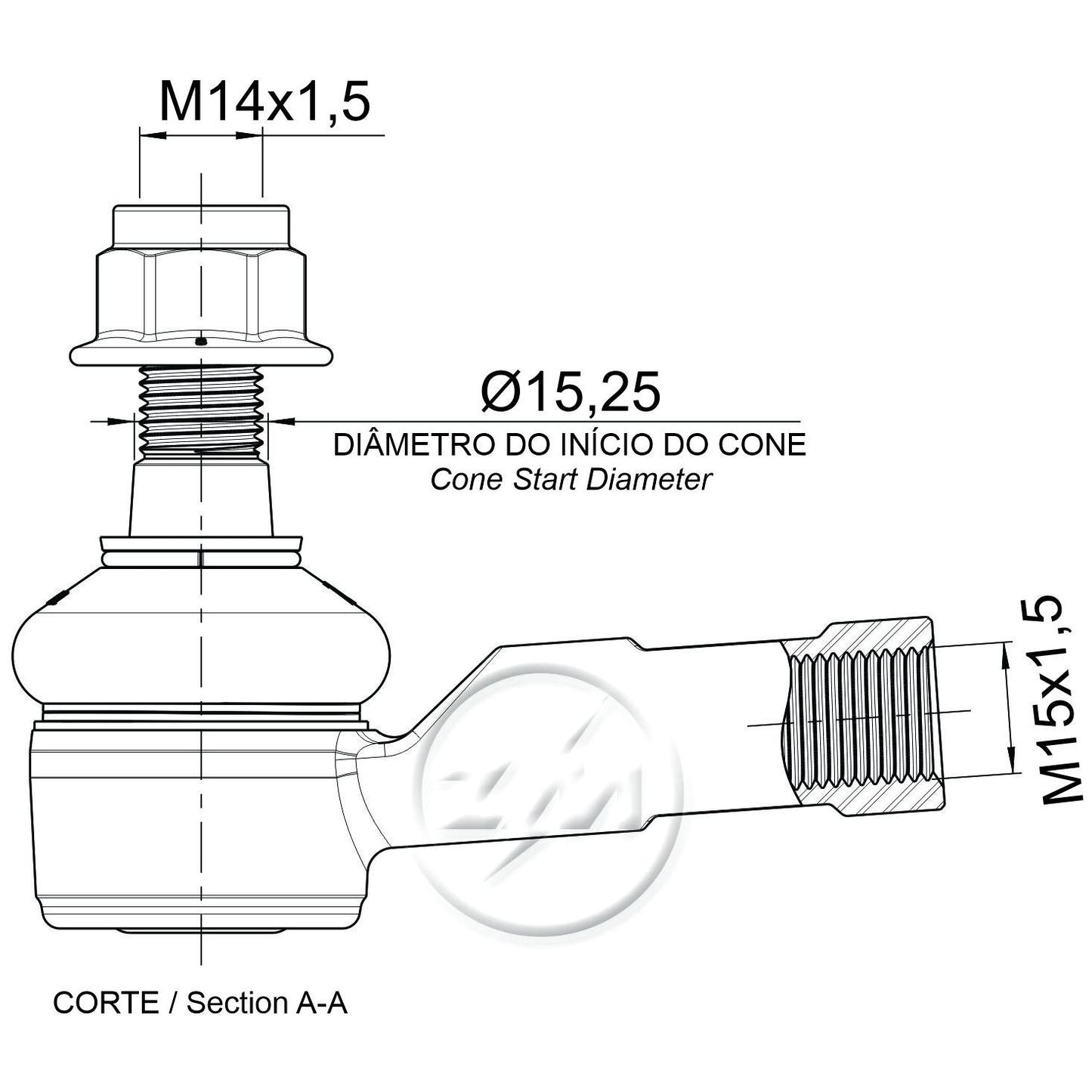 Par Terminal de Direção - ZM - 270.116.01 - (3)