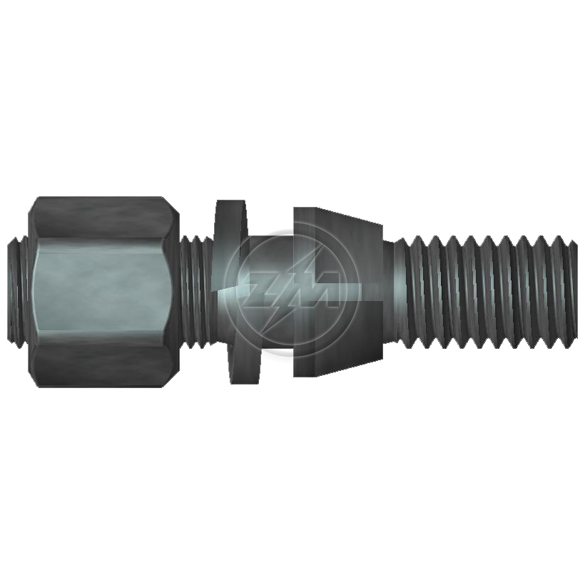 Kit 50 Prisioneiro Roda 1/2"x1/2"x2,½"XCH3/4" - ZM - (1)