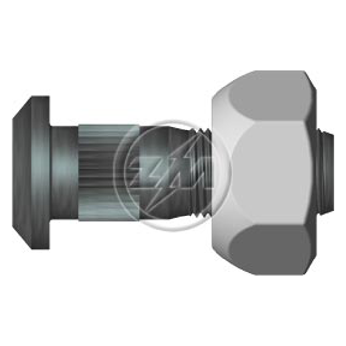 Kit 15 Parafuso Roda 3/4"x60/67,9xH22 Direito - ZM - (1)