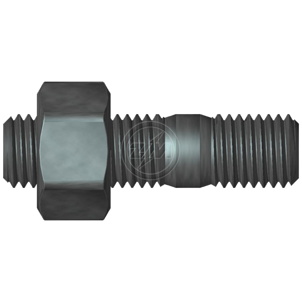 Kit 40 Prisioneiro Roda 3/4"x3/4"x3" CH1,1/4" - ZM - (1)
