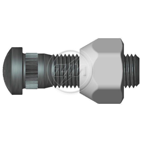 Kit 50 Parafuso Roda 7/16"x38,1/44,5xH14,5ART - ZM - (1)