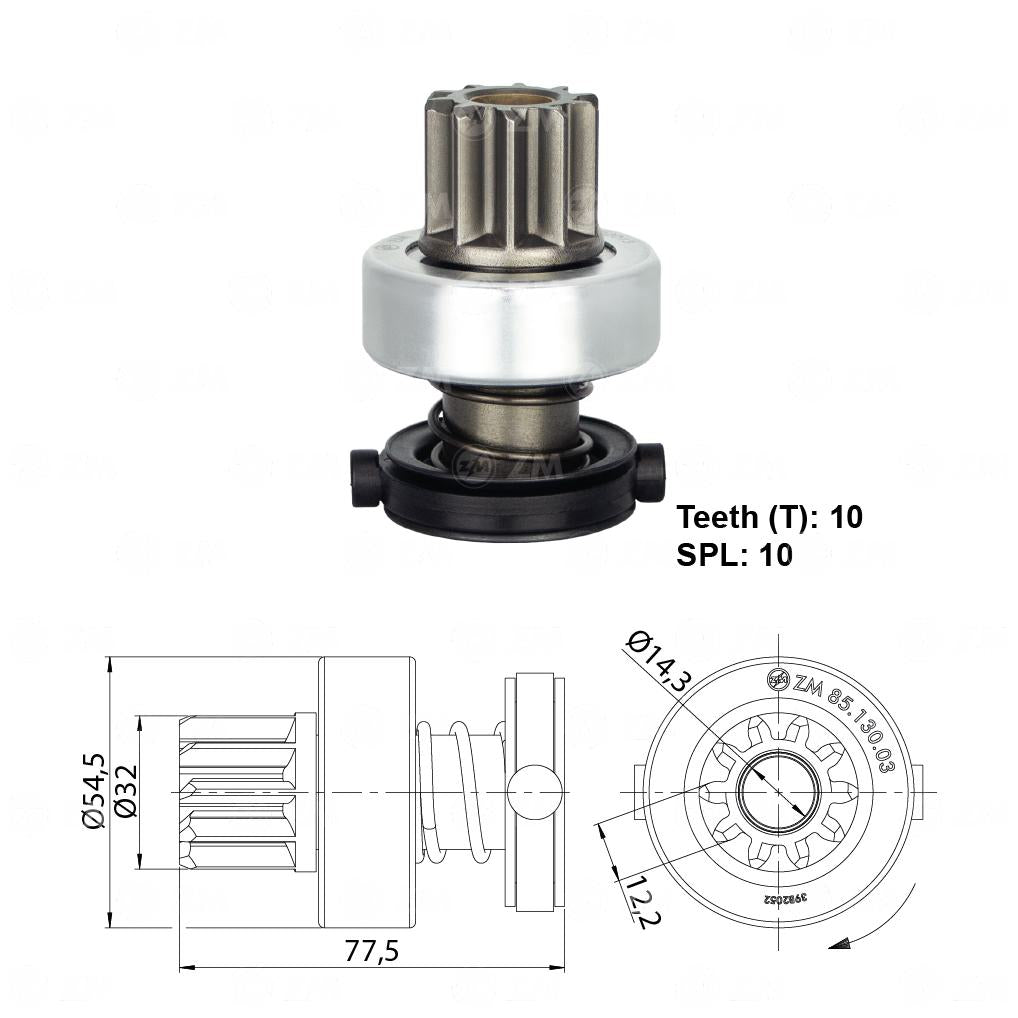 Impulsor de Partida - ZM - 85.130.03 - (1)