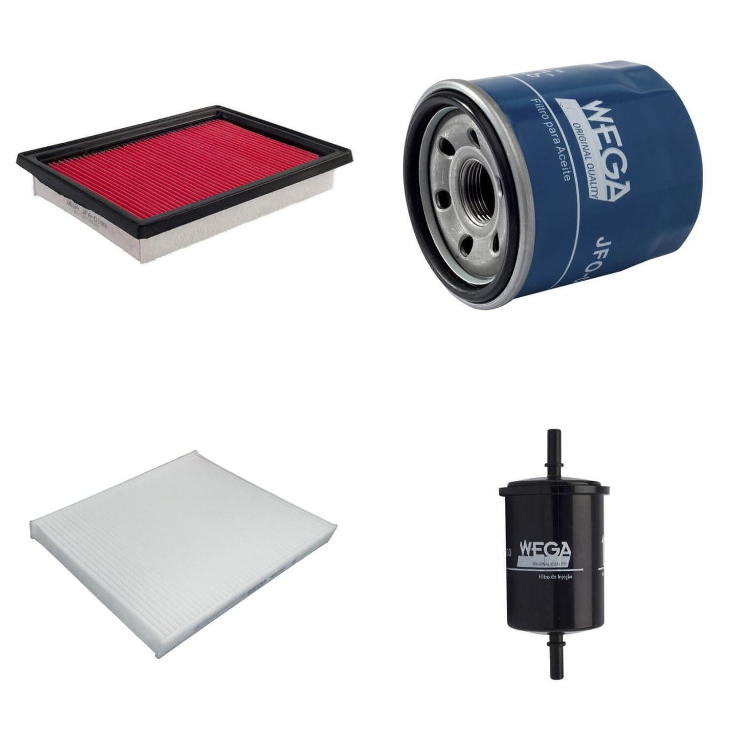 Kit Filtros Nissan March Versa 1.0 - Wega - Wkl242 - (4)