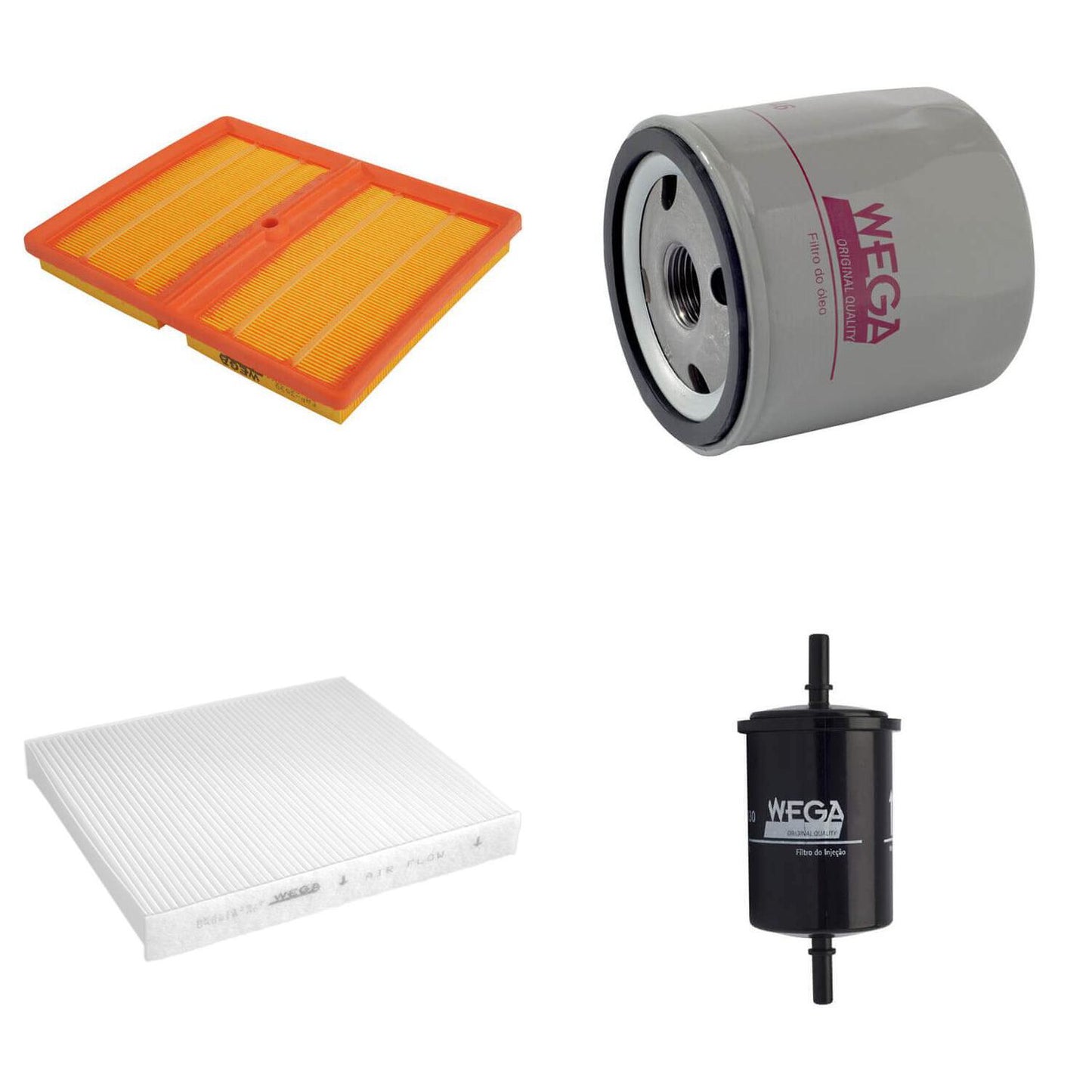 Kit Filtros Vw Nivus Polo T-Cross 200 Virtus 200 1.0 - Wega - Wkl302 - (4)