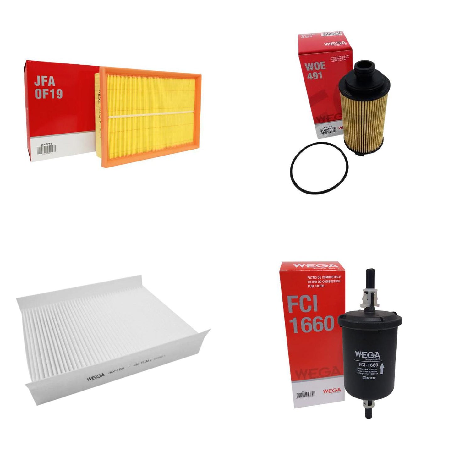 Kit Filtros Chery Tiggo 8 1.6 - Wega - Wkl342 - (4)