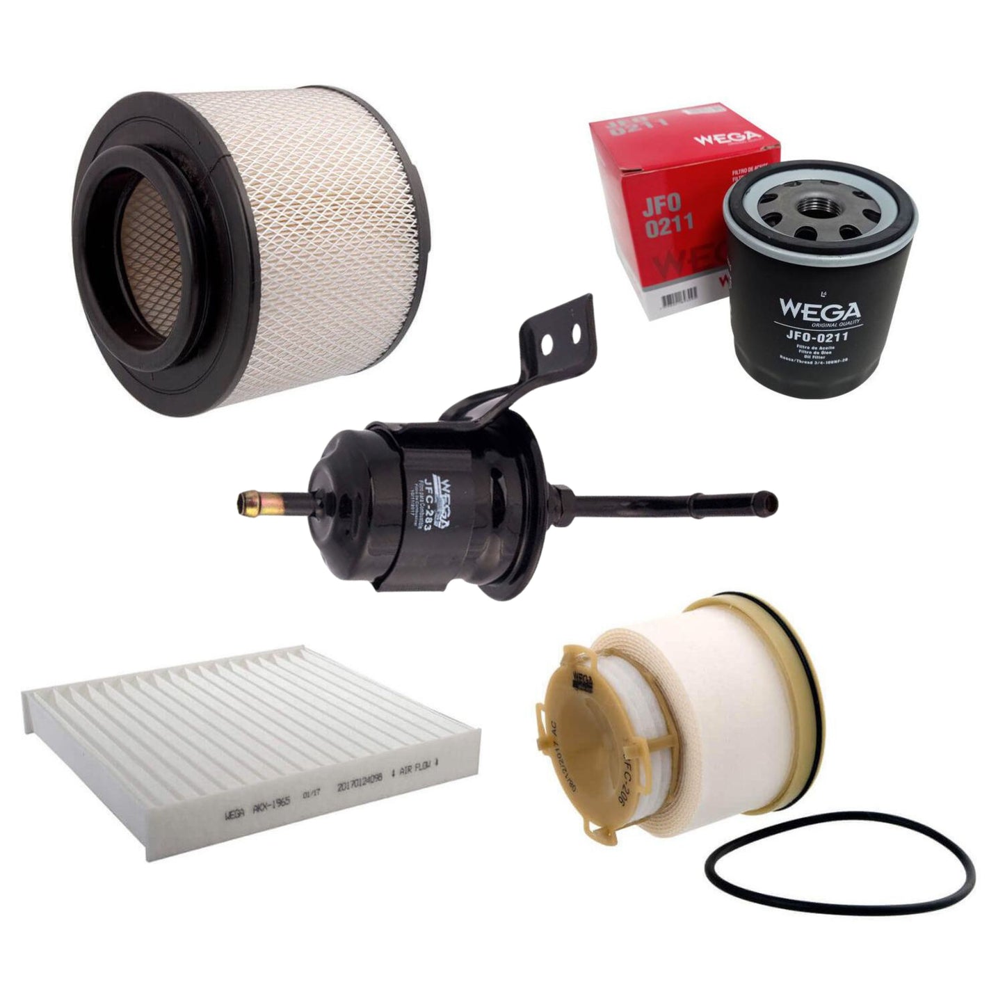 Kit Filtros Toyota Hilux 2.5 3.0 - Wega - Wku501 - (4)