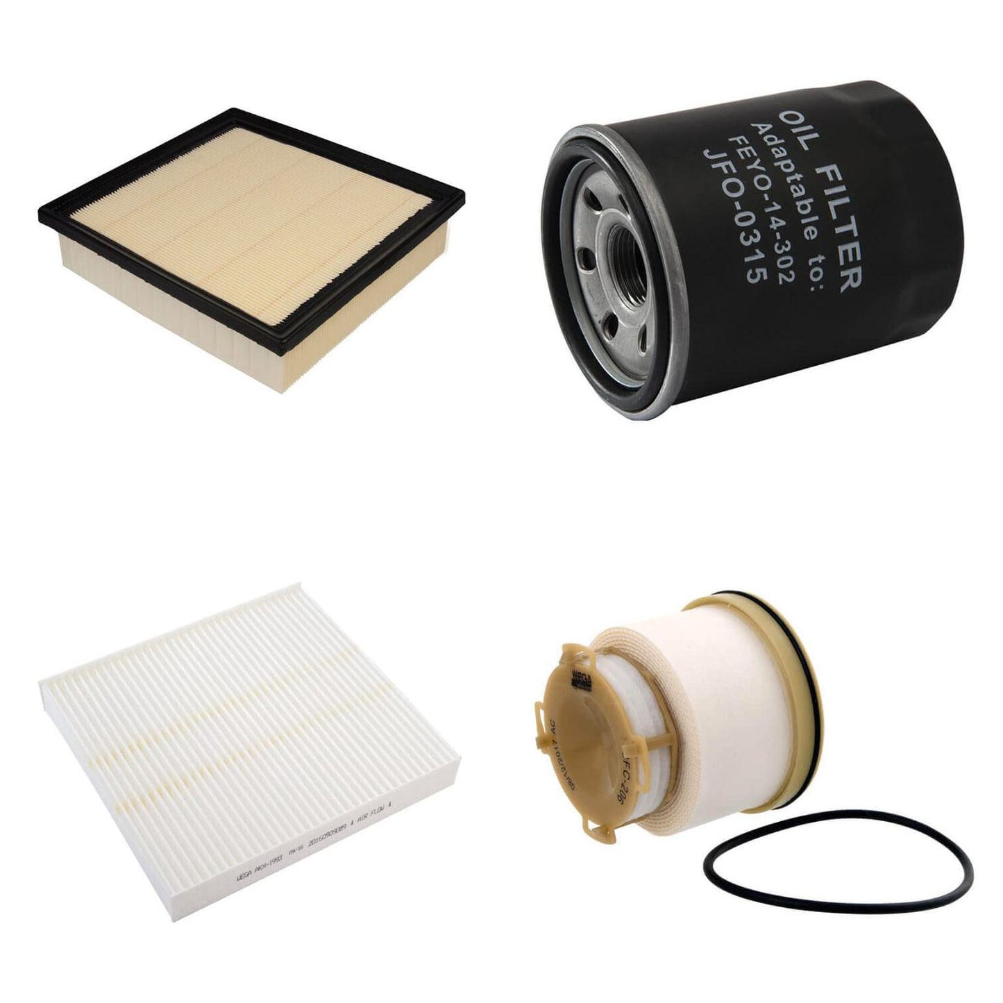Kit Filtros Mitsubishi L200 Pajero Sport Diesel 2.4 - Wega - Wku541 - (4)