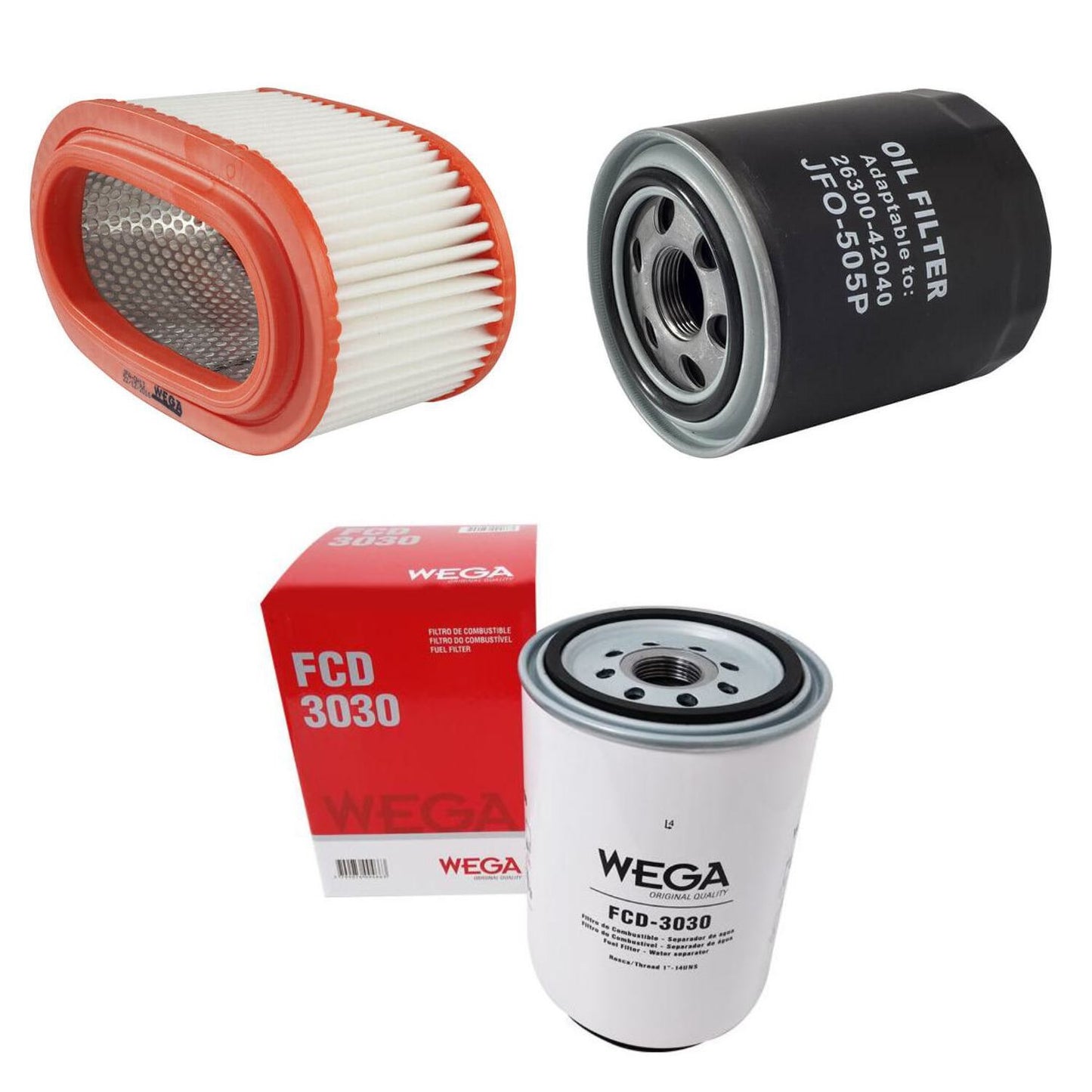 Kit Filtros Hyundai Hr 2.5 - Wega - Wku560 - (4)