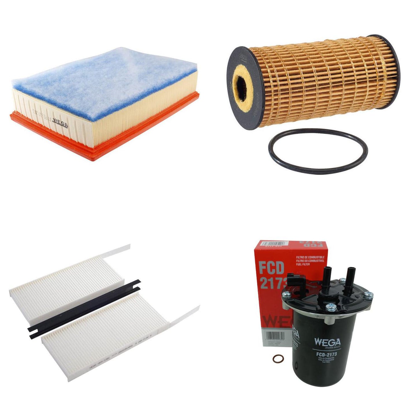 Kit Filtros Renault Master 2.3 - Wega - Wku580 - (4)