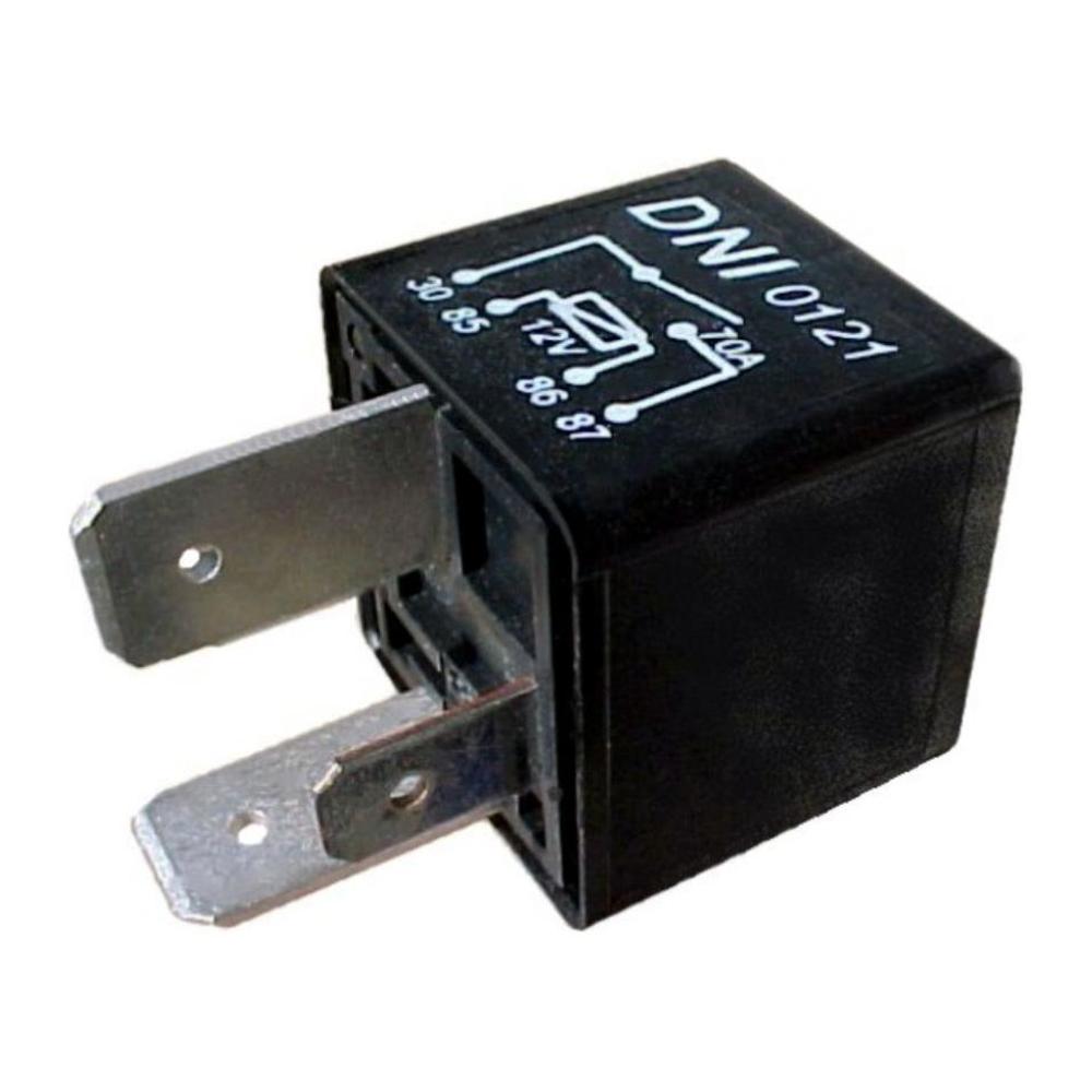 Relê 12V 4 Terminais Plástico - DNI - 0121 - (1)