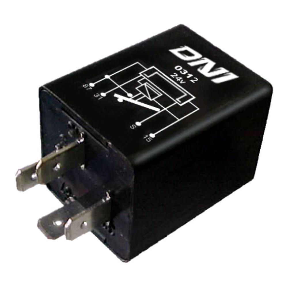 Relê 24V 4 Terminais - DNI - 0312 - (1)