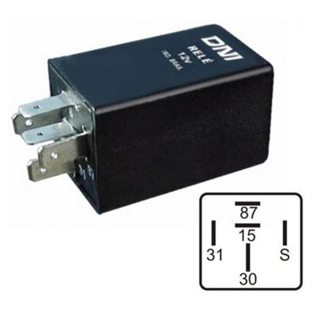 Relê Eletrônico 12V - DNI - 0417 - (1)