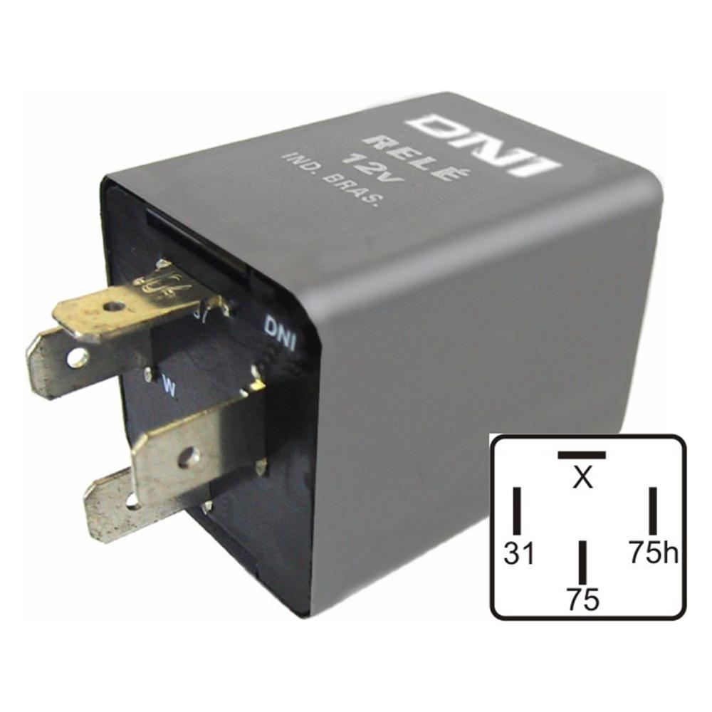 Relê Temporizador 12V 4 Terminais - DNI - 8401 - (1)
