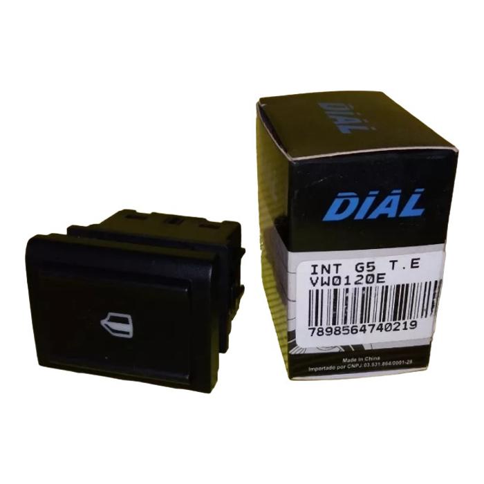 Interruptor Traseiro Esquerdo Vidro - Dial - VW0120E - (1)