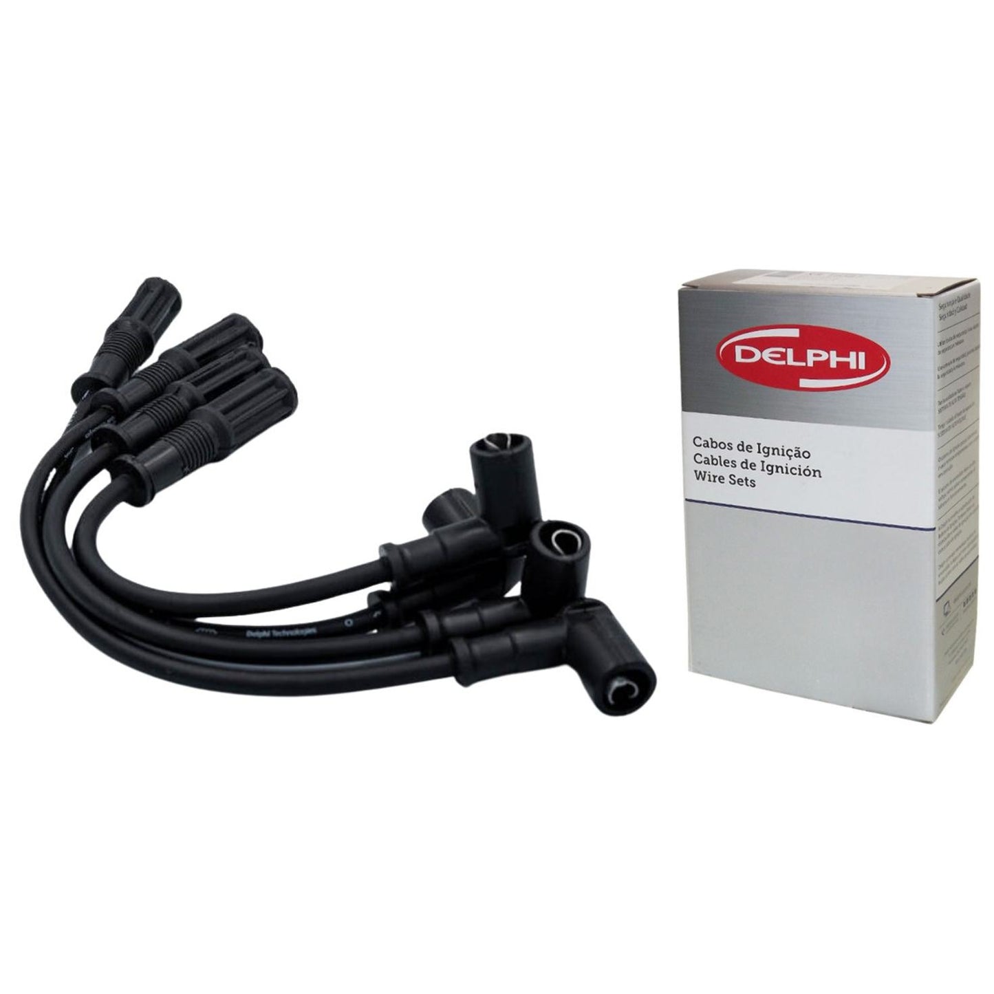 Kit Cabo de Vela e 4 Velas Ignição D-Power - Delphi - XH70032 / XS10564 - (3)
