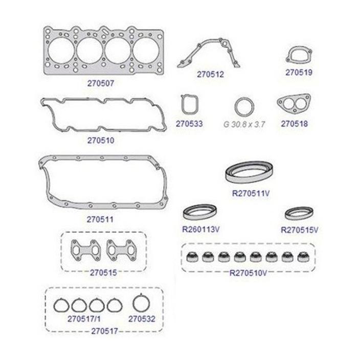 Jogo de Juntas Superior do Motor - Taranto - 270500-R - (1)