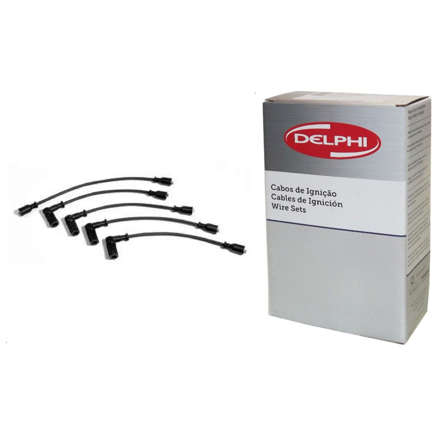 Kit Cabo de Vela e 4 Velas Ignição Yttrium - Delphi - XH40008 / XS10026 - (3)