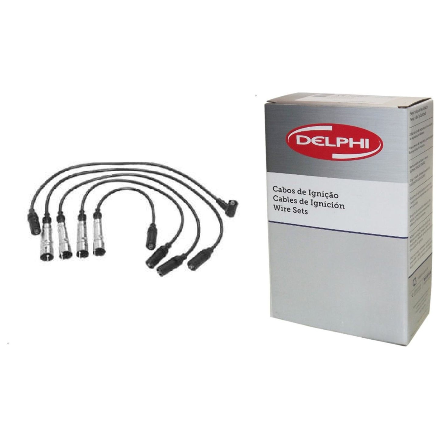 Kit Cabo de Vela e 4 Velas Ignição Yttrium - Delphi - XH40009 / XS10089 - (3)