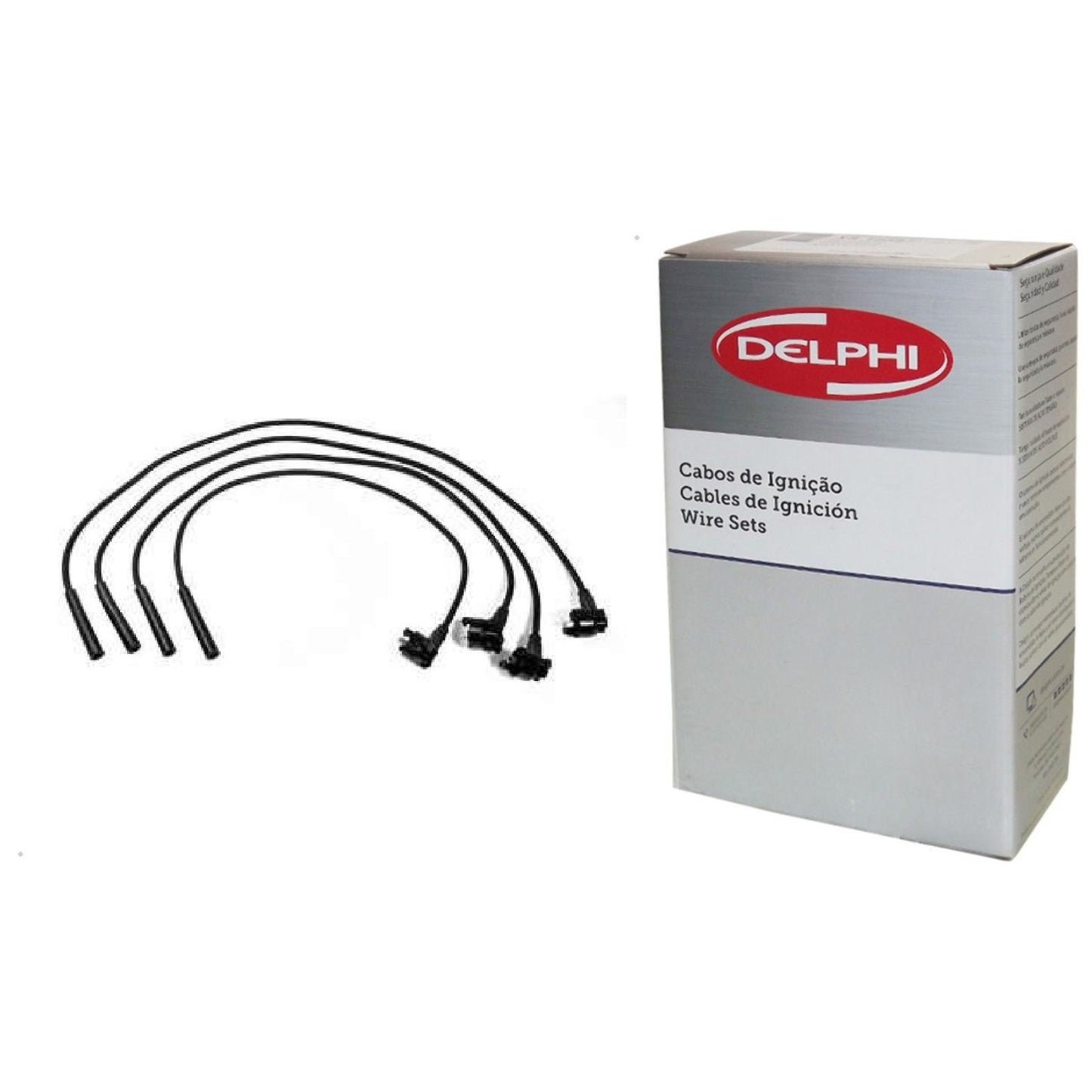 Kit Cabo de Vela e 4 Velas Ignição D-Power - Delphi - XH70023 / XS10381 - (3)
