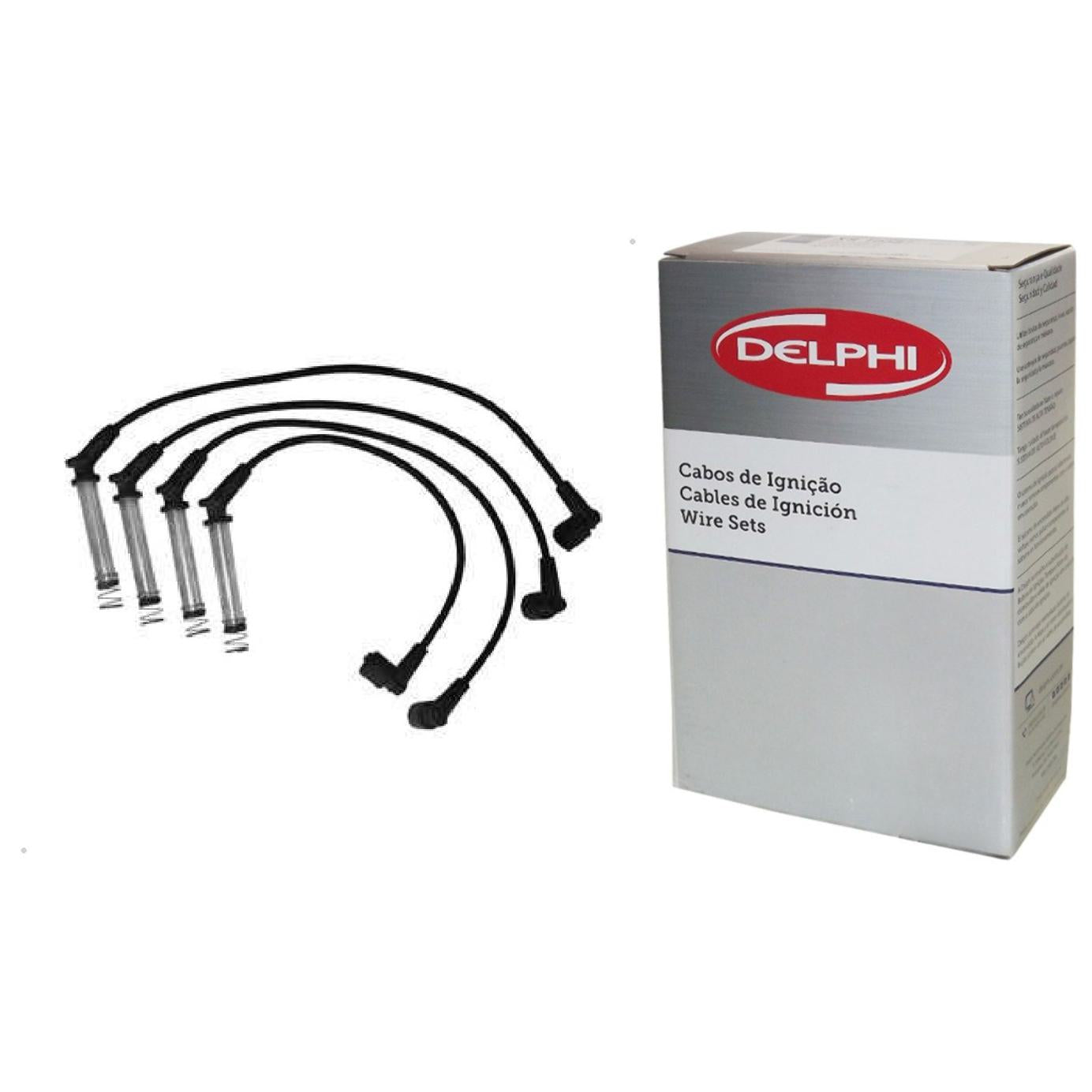 Kit Cabo de Vela e 4 Velas Ignição Yttrium - Delphi - XH40003 / XS10555 - (3)