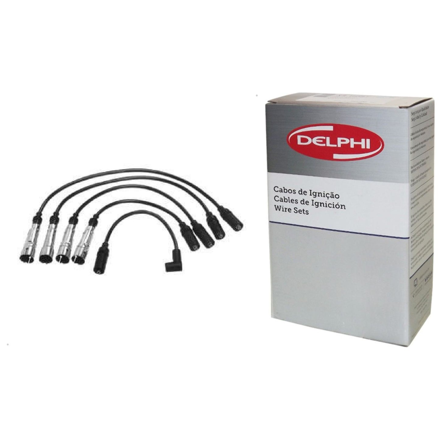 Kit Cabo de Vela e 4 Velas Ignição Platinum - Delphi - XH50012 / XS10078 - (3)