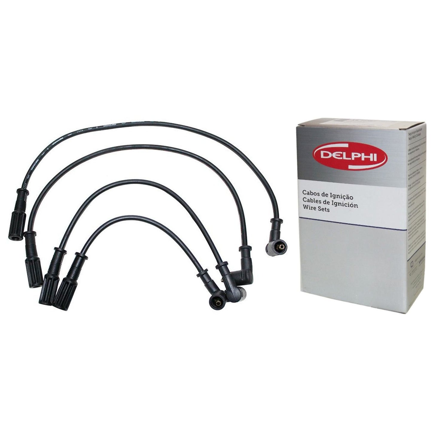 Kit Cabo de Vela e 4 Velas Ignição D-Power - Delphi - XH70048 / XS10563 - (3)