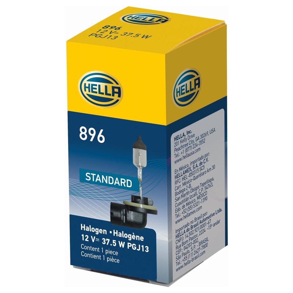 Lâmpada do Farol Baixo Halogena 37,5W 12V - Hella - 896 - (2)