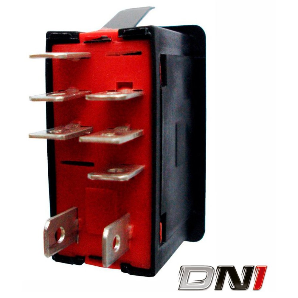 Interruptor Pisca Alerta Emergência Chave Comutadora - DNI - 2166 - (2)