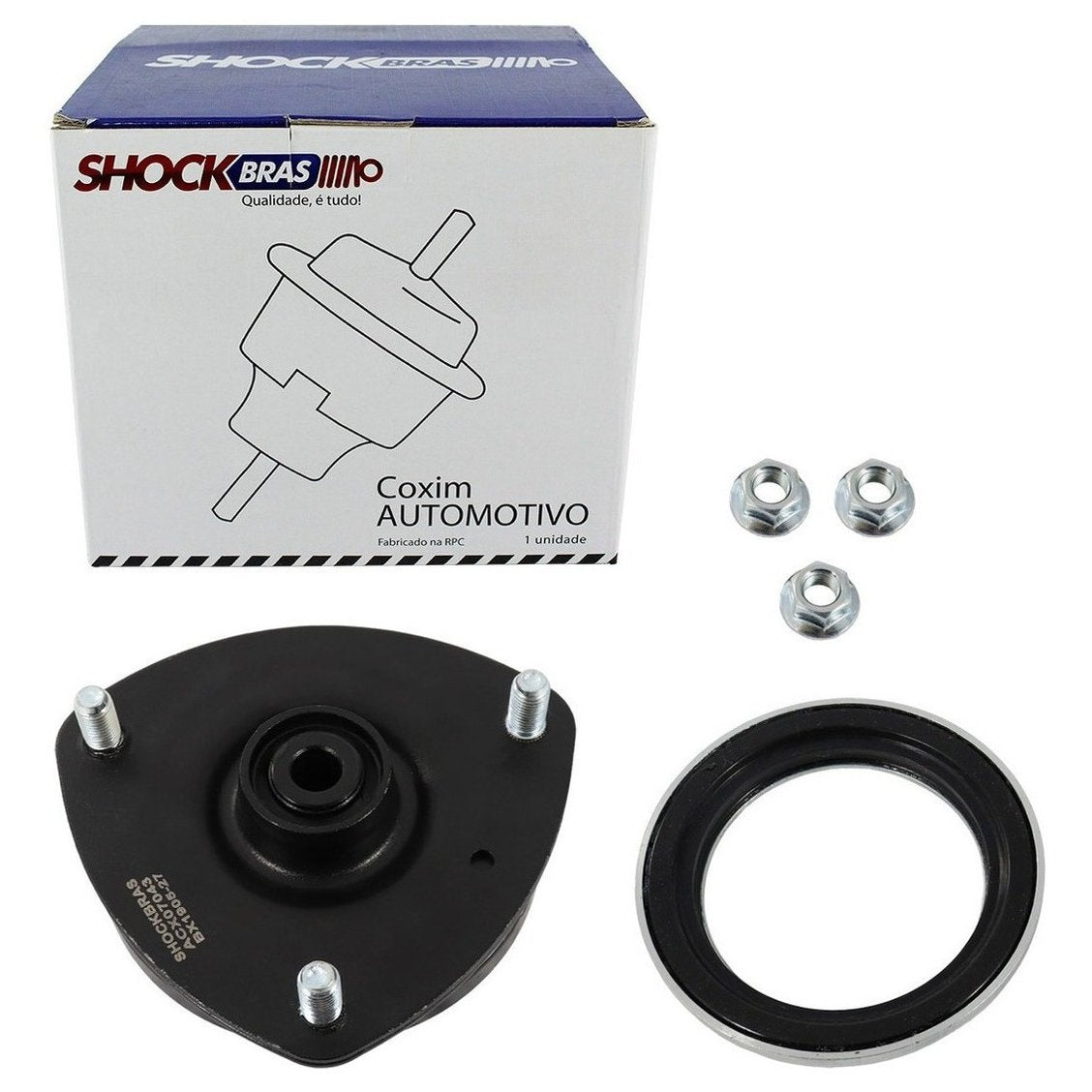 Coxim de Amortecedor Dianteiro Lado Direito ou Esquerdo - ShockBras - ACX07043 - (1)