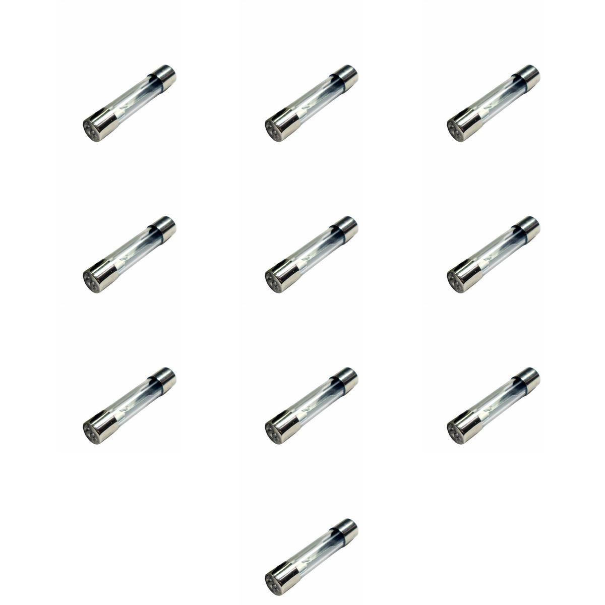 Fusível de Vidro 10A Universal 31,75x6,35mm - DNI - 310010 - (1)