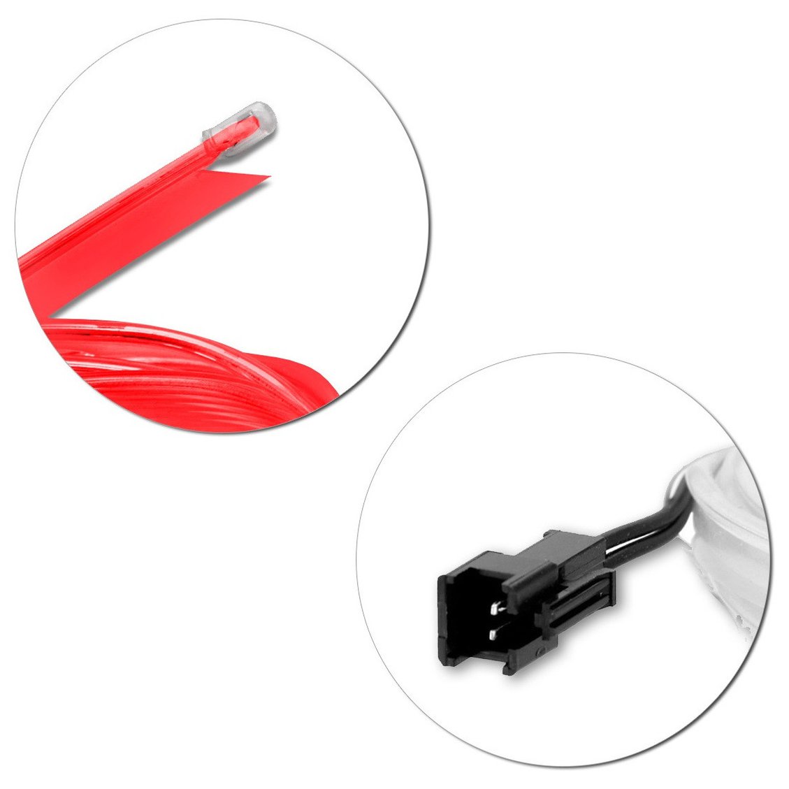 Fita LED Neon Vermelha 3 Metros para Interior e Painel - Shocklight - SL-FTVM-3 - (2)