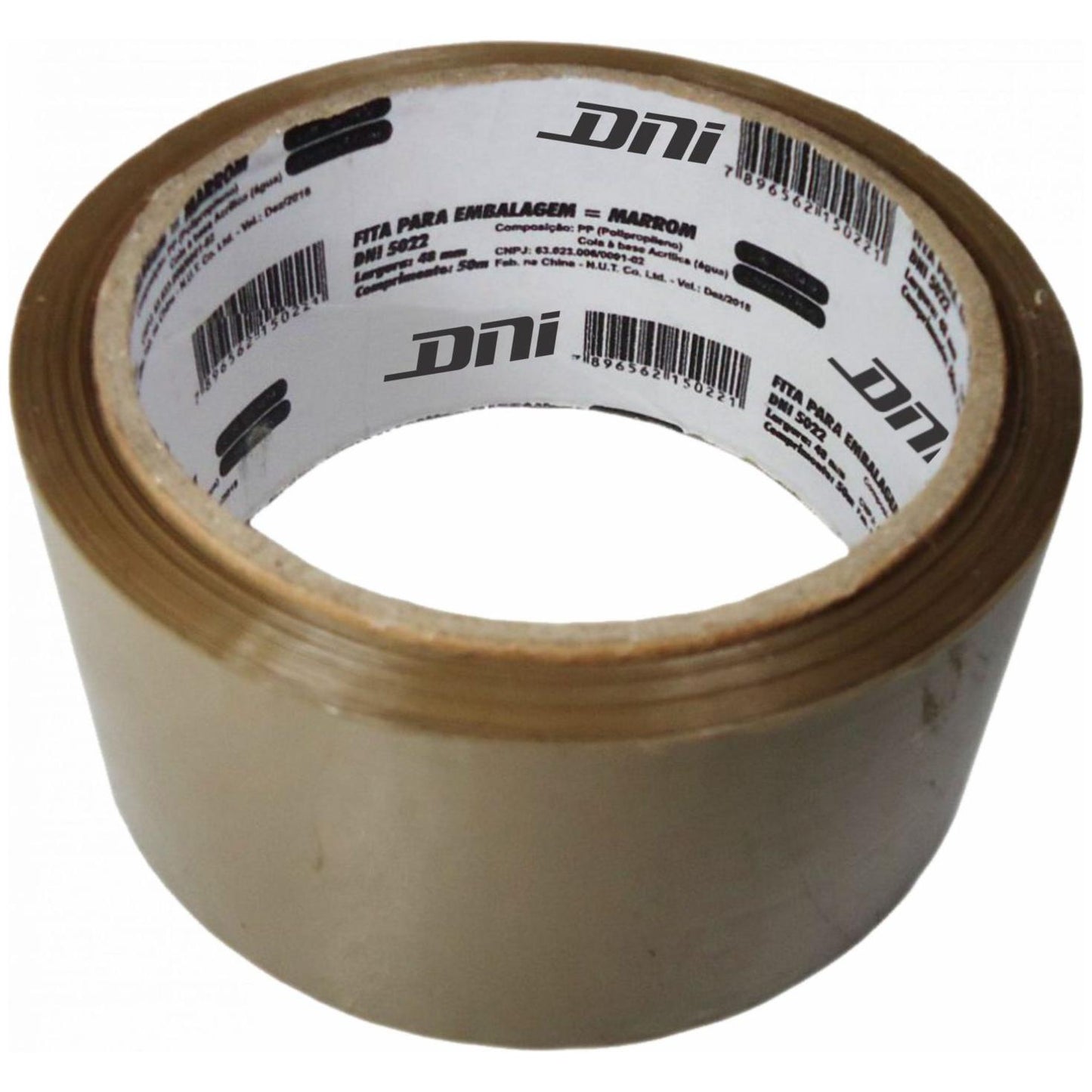 Fita para Embalagem Marrom Rolo 45 Metros - DNI - 5022 - (1)