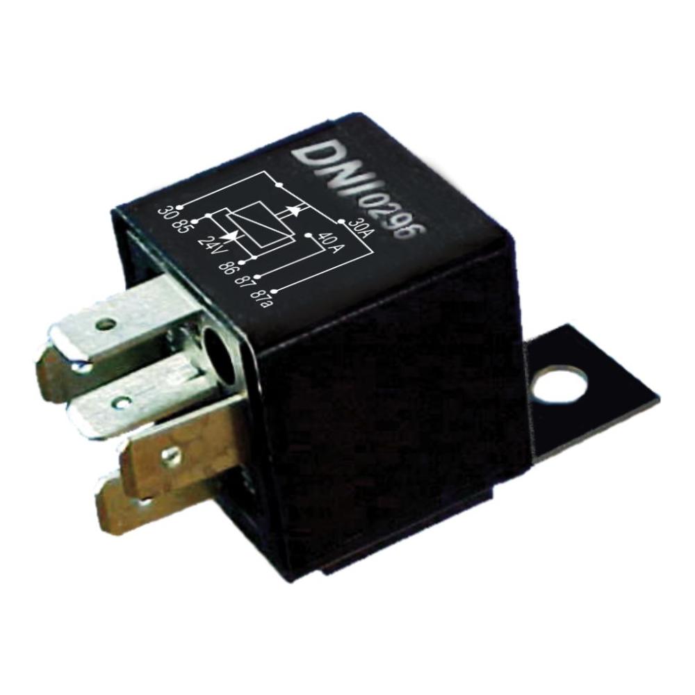 Relé Auxiliar Reversor com Diodo 24V 5 Terminais - DNI - 0296 - (1)