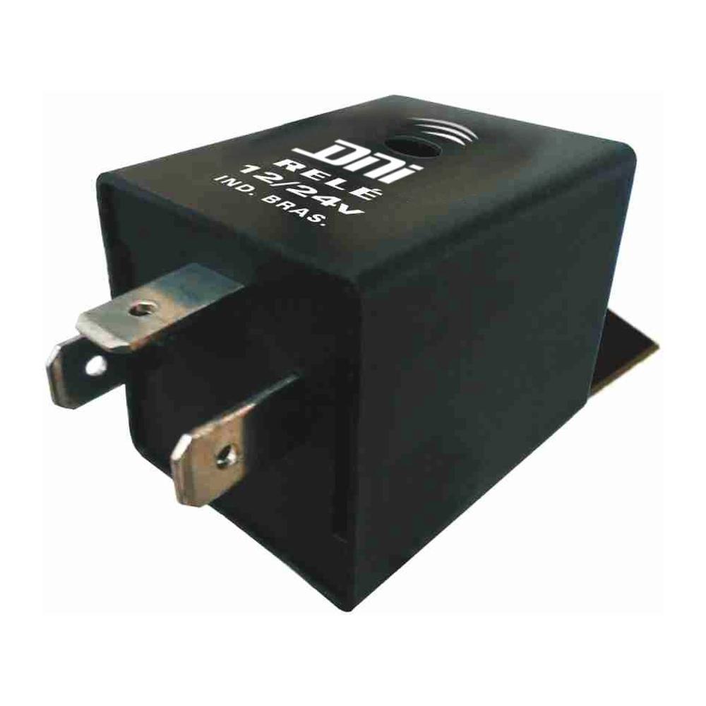 Relé Cigarra Som Contínuo ou Intermitente 12/24V 3 Terminais - DNI - 0528 - (1)