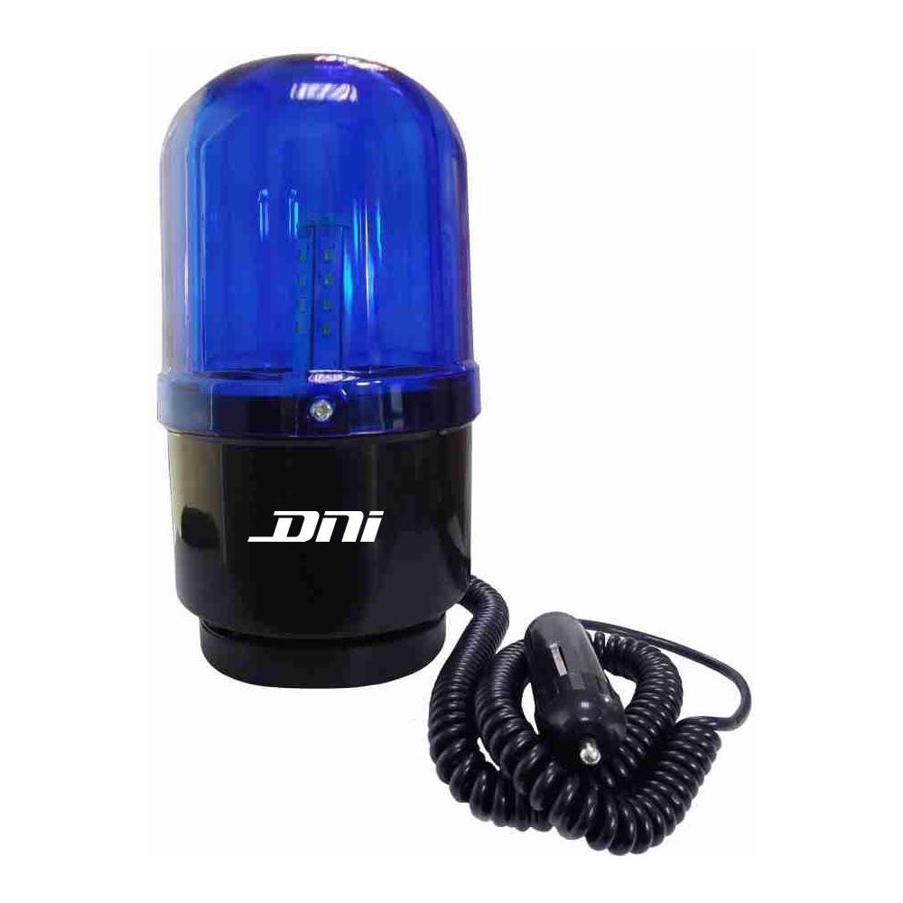 Sinalizador Giroled com Ímã com Plug para Acendedor Azul Bivolt - DNI - 4112 - (1)
