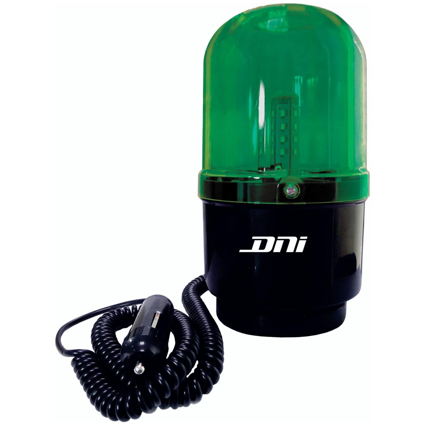Sinalizador Giroled com Ímã com Plug para Acendedor Verde Bivolt - DNI - 4113 - (1)
