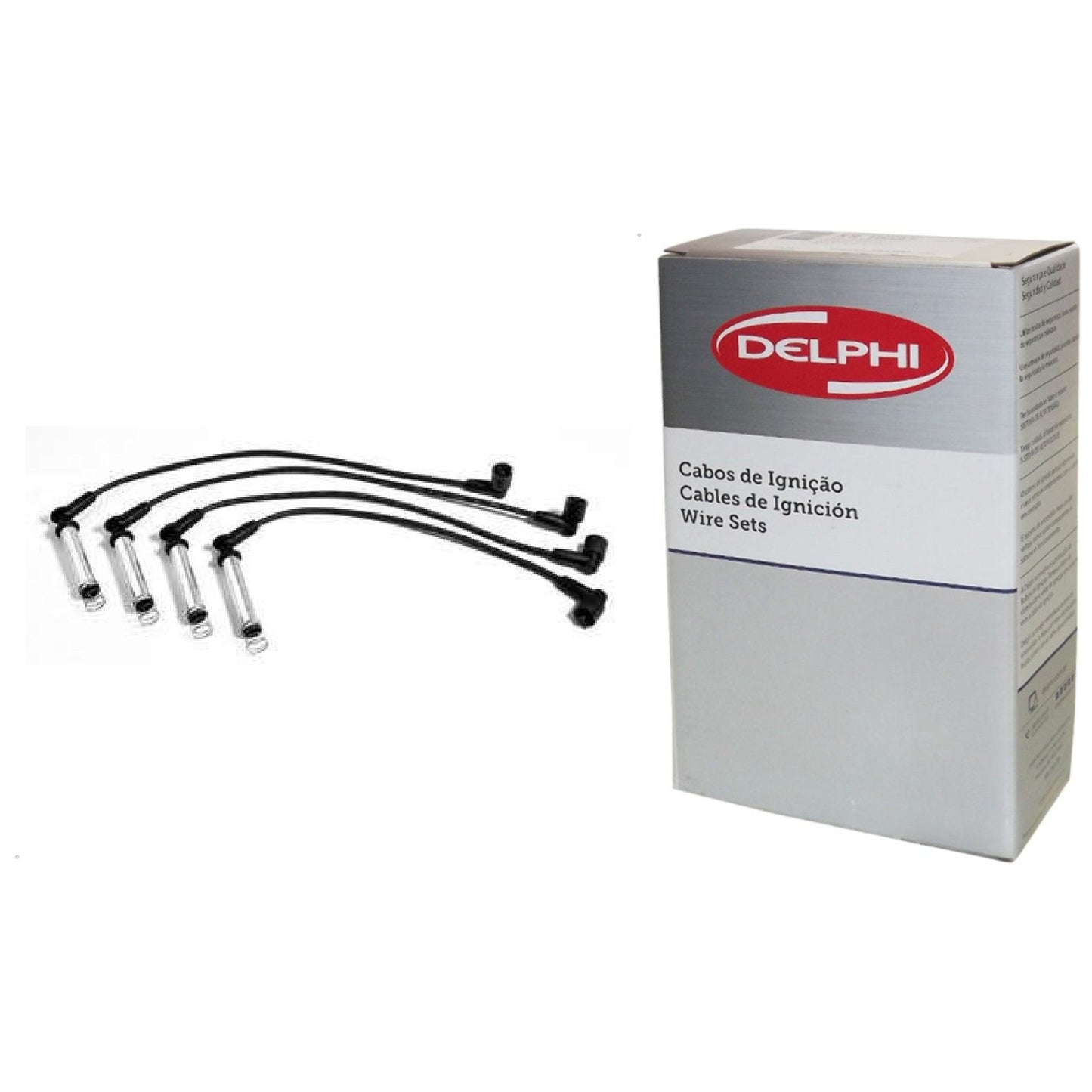 Kit Cabo de Vela e 4 Velas Ignição Yttrium - Delphi - XH40008 / XS10008 - (3)