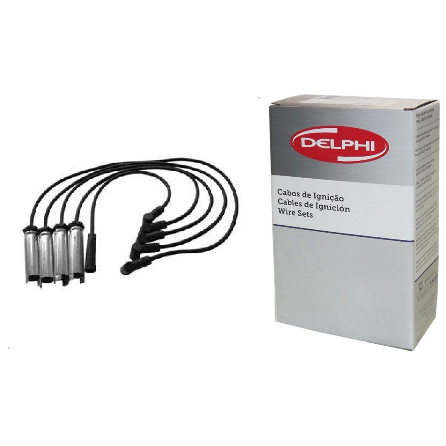 Kit Cabo de Vela e 4 Velas Ignição D-Power - Delphi - XH70037 / XS10017 - (3)