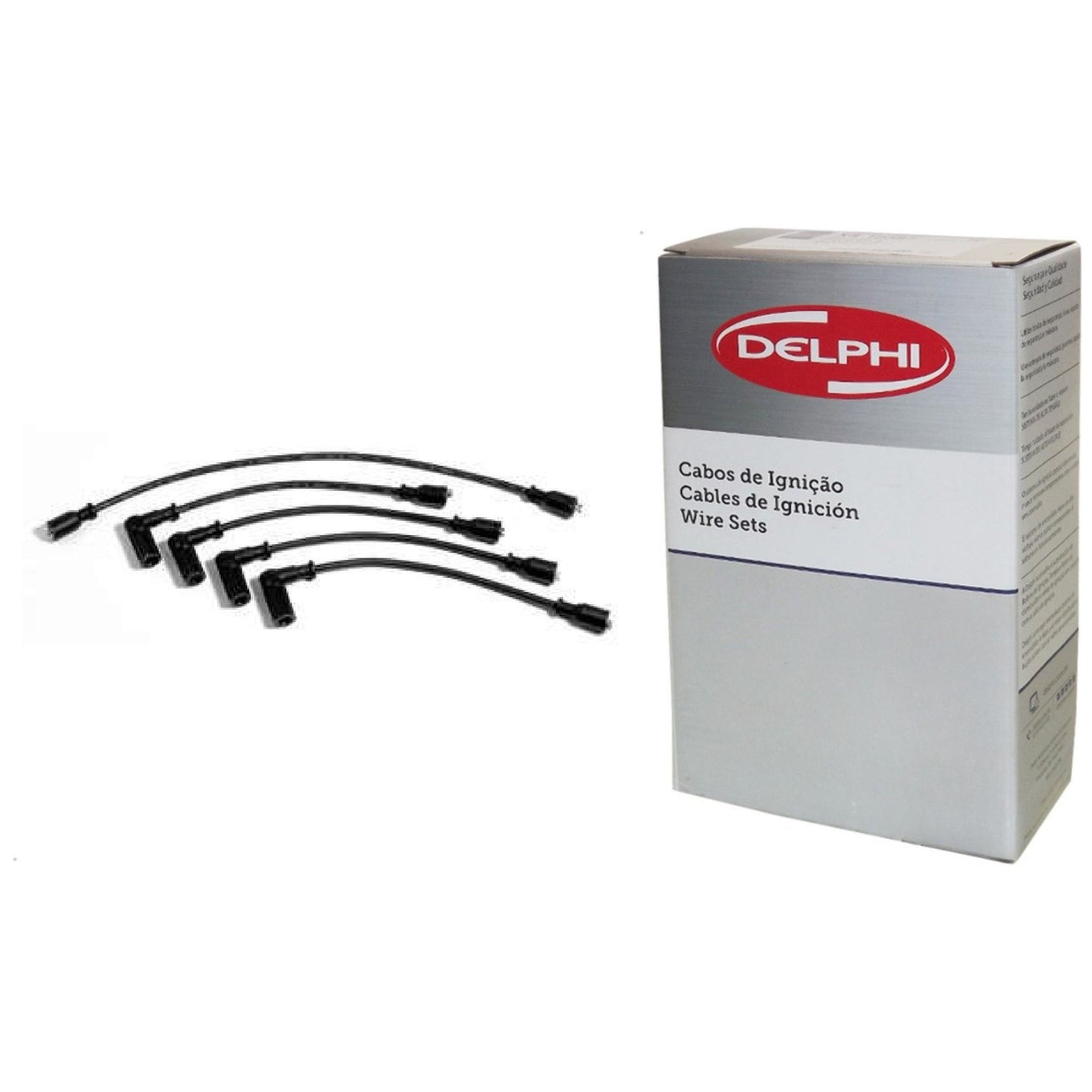 Kit Cabo de Vela e 4 Velas Ignição D-Power - Delphi - XH70013 / XS10027 - (3)