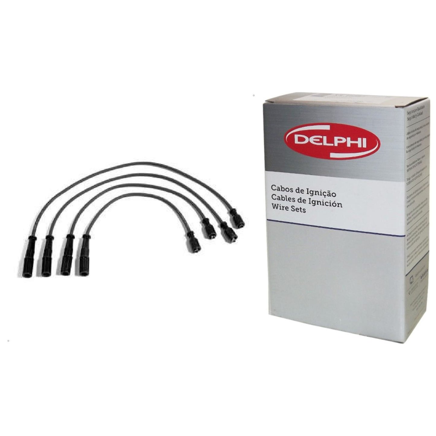 Kit Cabo de Vela e 4 Velas Ignição D-Power - Delphi - XH70037 / XS10036 - (3)