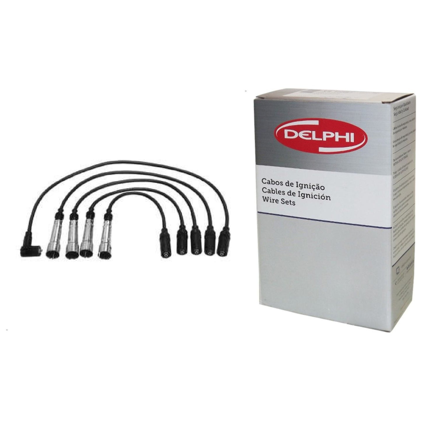 Kit Cabo de Vela e 4 Velas Ignição D-Power - Delphi - XH70027 / XS10082 - (3)