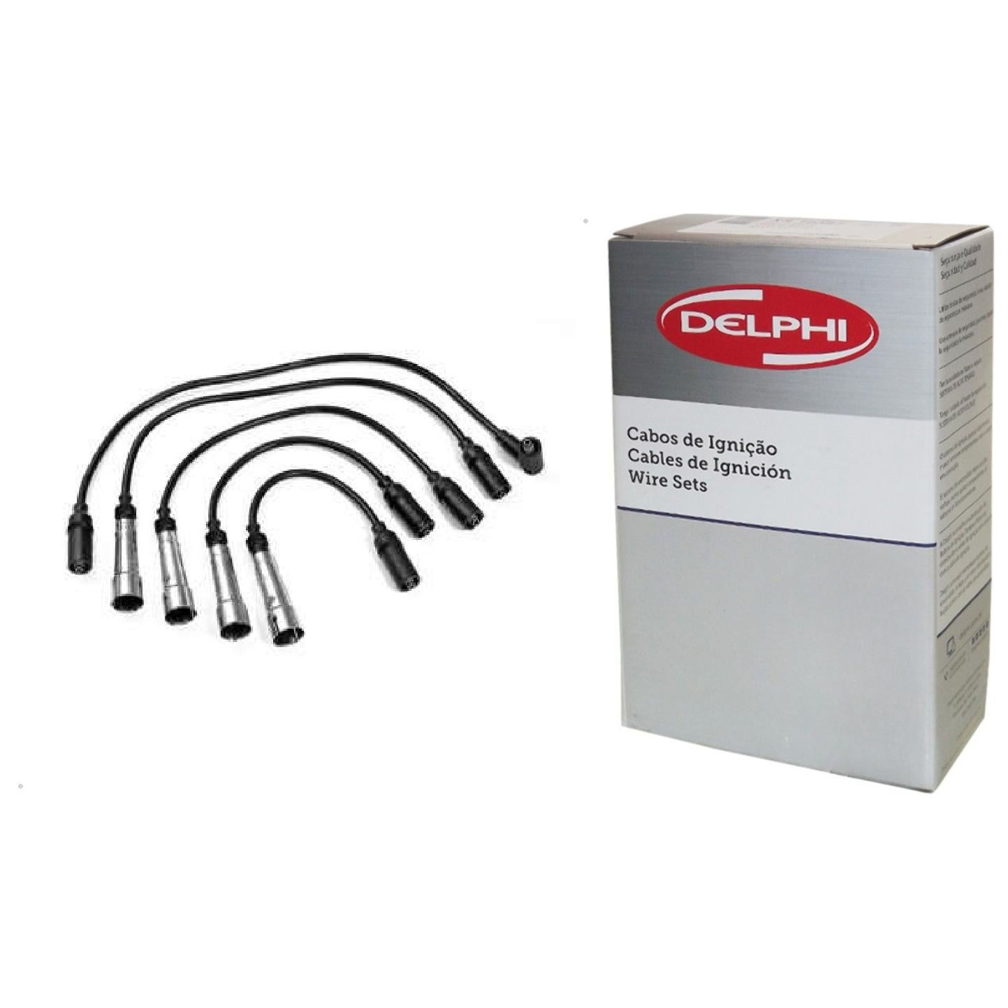 Kit Cabo de Vela e 4 Velas Ignição Platinum - Delphi - XH50012 / XS10379 - (3)