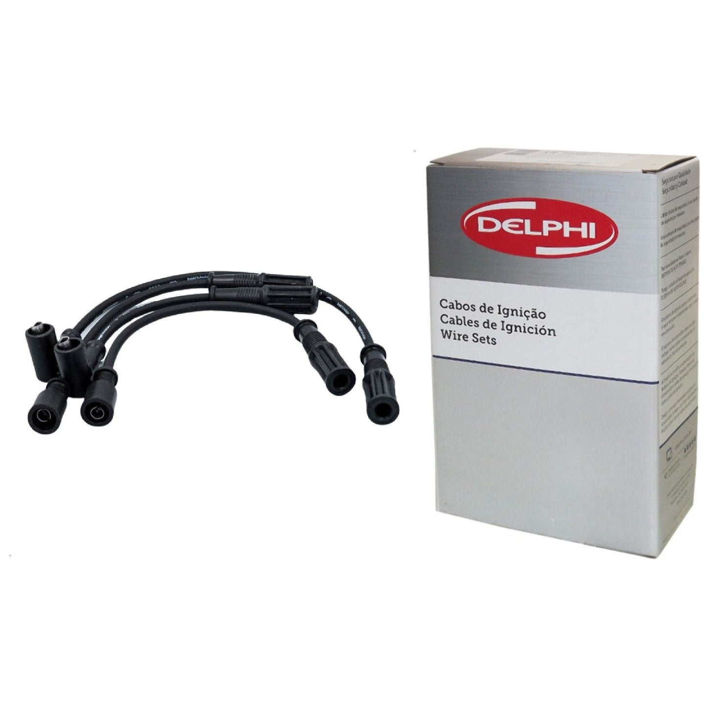 Kit Cabo de Vela e 4 Velas Ignição D-Power - Delphi - XH70007 / XS10565 - (3)