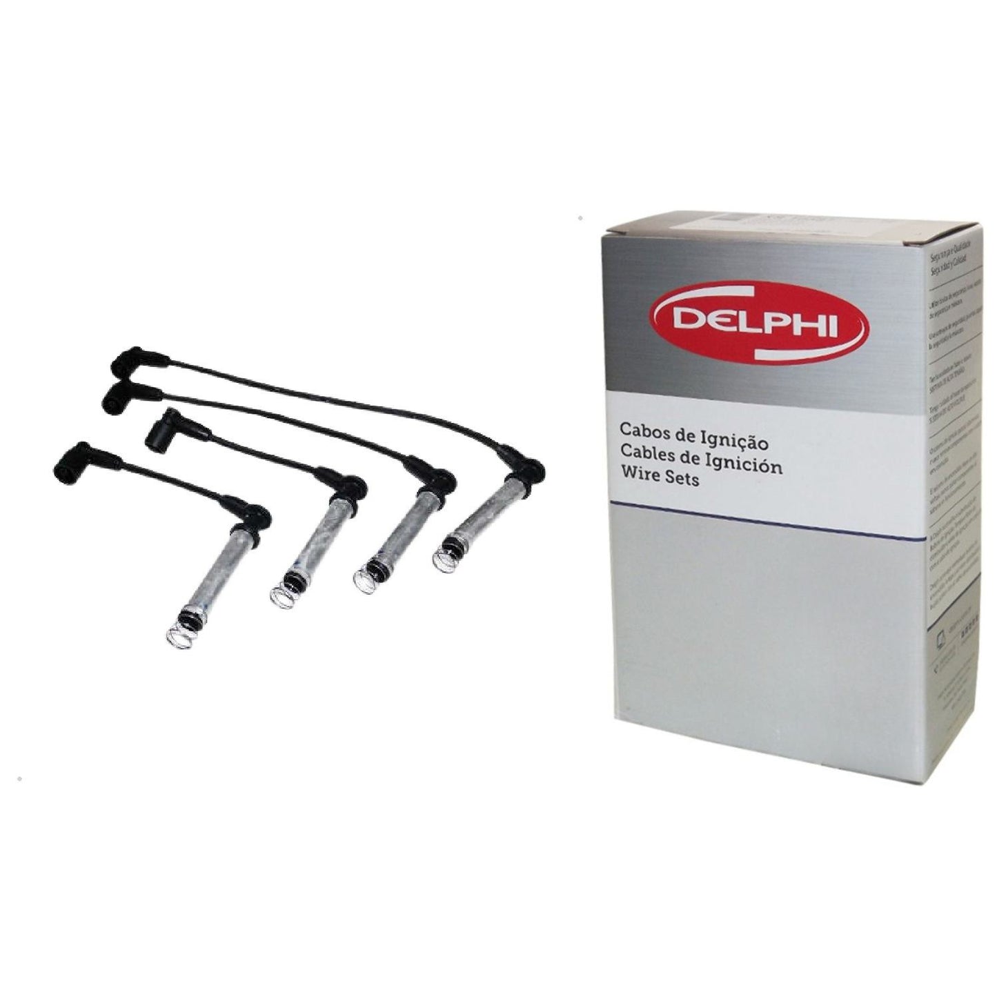 Kit Cabo de Vela e 4 Velas Ignição D-Power - Delphi - XH70029 / XS10586 - (3)