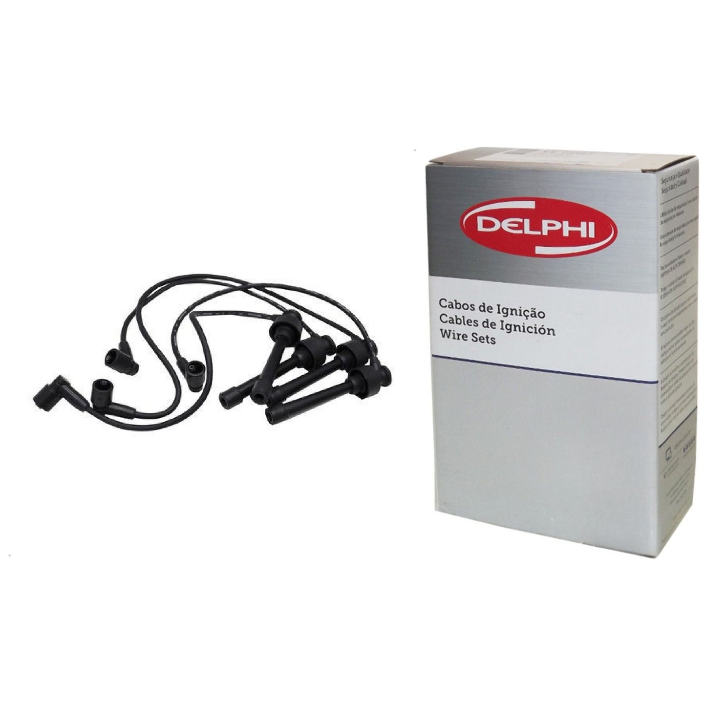 Kit Cabo de Vela e 4 Velas Ignição Yttrium - Delphi - XH40010 / XS10659 - (3)